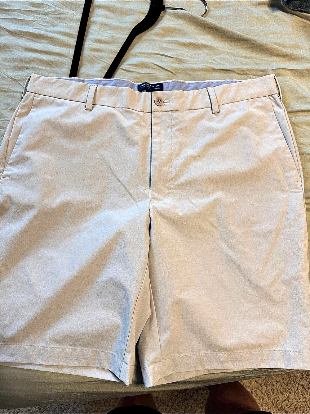 Peter Millar Crown Crafted Shorts Beige Waist 36
